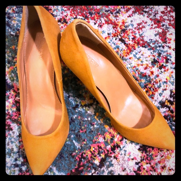 J. Crew Shoes - *SALE* NWT J.CREW Suede Burnt Sienna Heel Sz 8